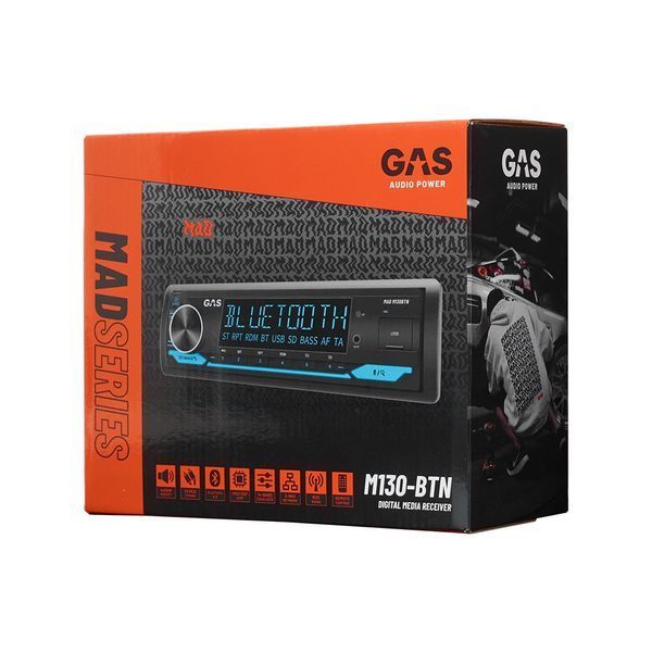 Автомагнітола GAS MAD M130BTN 12923 фото