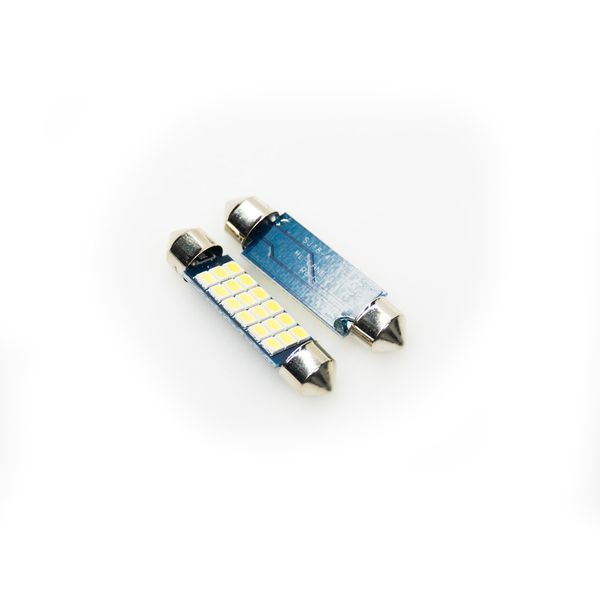 Автомобільні LED лампи NFL Shine C10W 41 mm White (2 шт.) 12895 фото