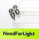 Автомобільні LED лампи NFL Flash T10 White (2 шт.) 12896 фото 1