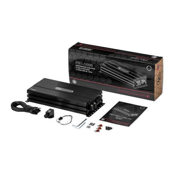 Усилитель автомобильный 1-канальный DLS Performance Evolution PE1.1000 класса D, 1000 Вт RMS 13936 фото